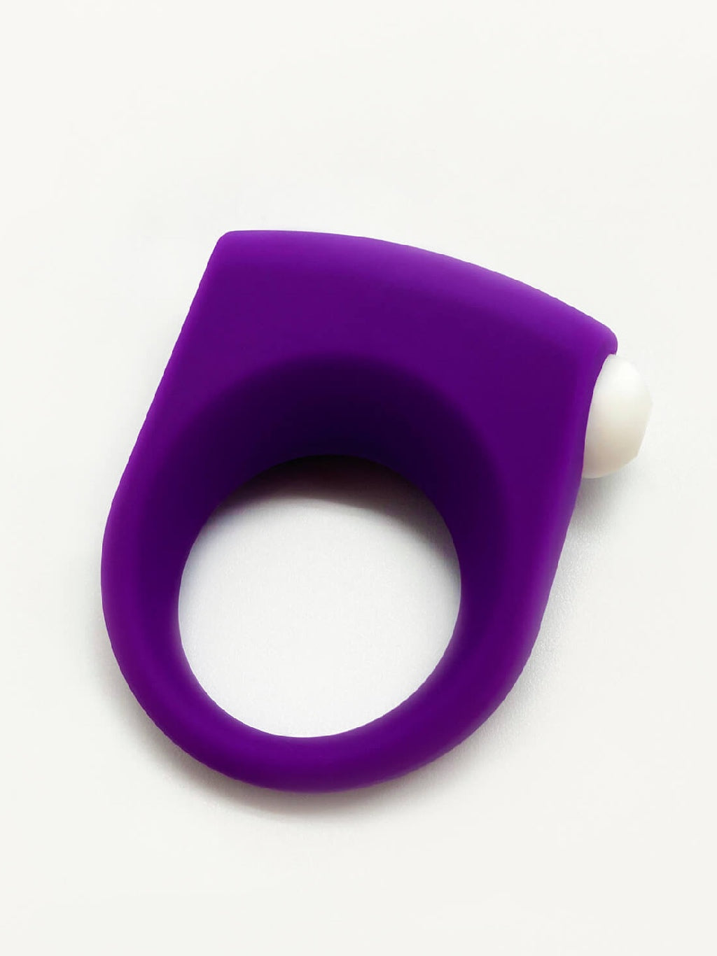 Wooomy cock ring with vibrator purple